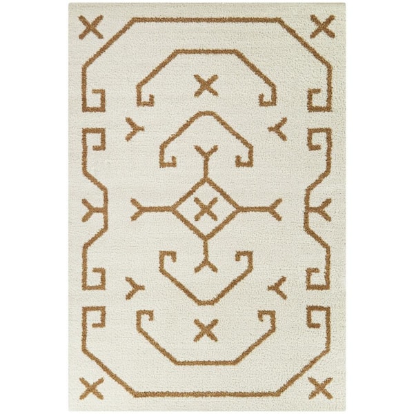 BALTA Elina Brown 5 ft. x 7 ft. Moroccan Area Rug