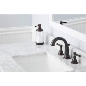 Fairway 8 in. Widespread Double-Handle High-Arc Bathroom Faucet in Bronze