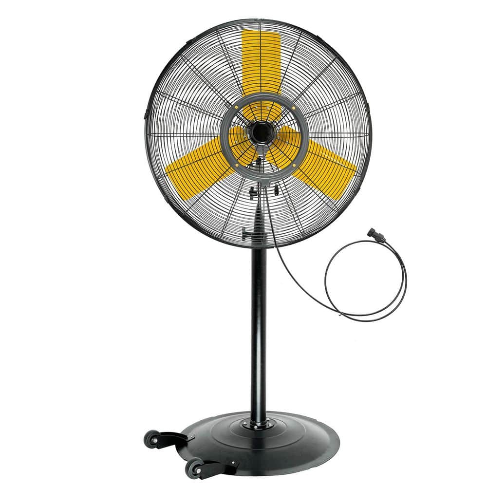 30 in. 3-Speed 8800 CFM 1/4HP Motor Oscillating High Velocity Outdoor Misting Pedestal Fan with IP44 Waterproof price history on PriceWatchPro