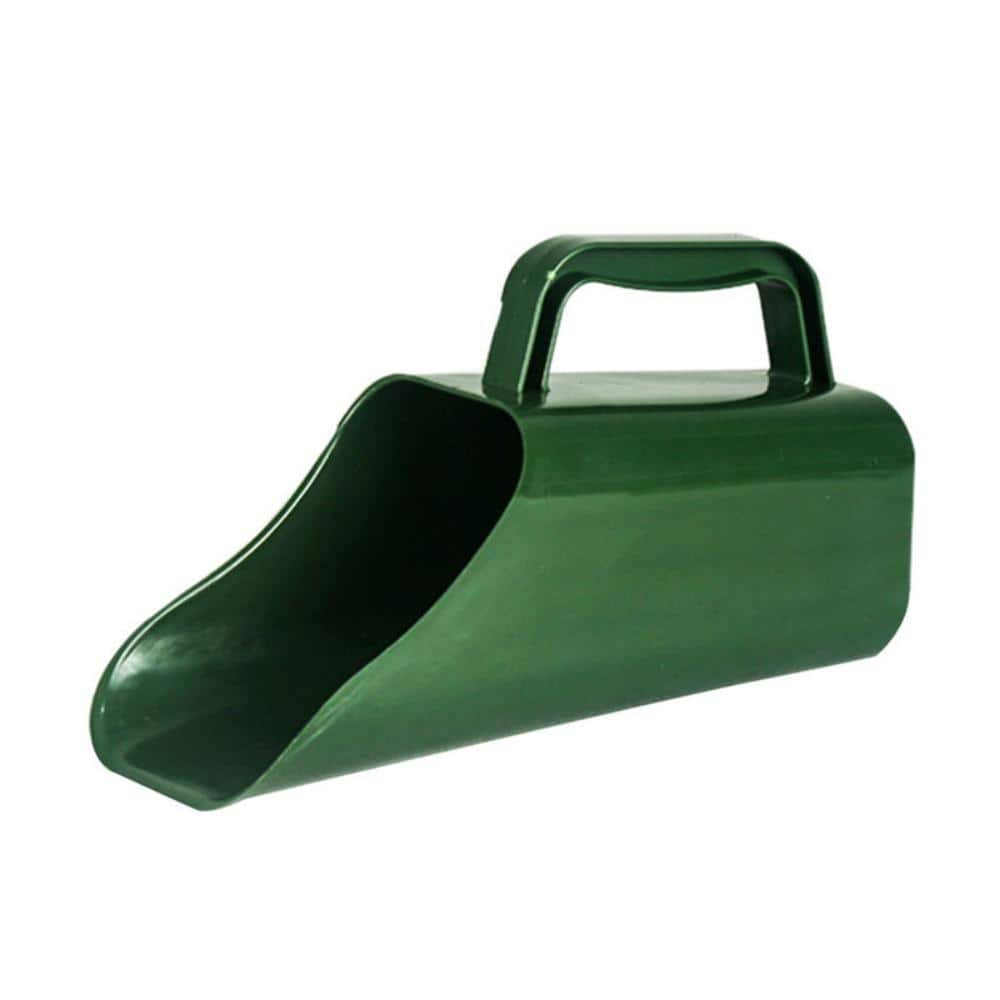 Durable Plastic Garden Soil Scoop with Sifter and Ergonomic Handle