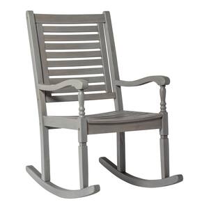 Boardwalk Grey Wash Acacia Wood Outdoor Rocking Chair