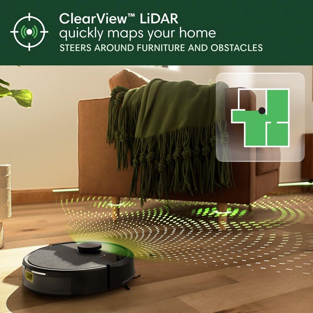 Roomba 105 Vac 13.2 in. Robotic Vacuum with Smart Navigation in Black
