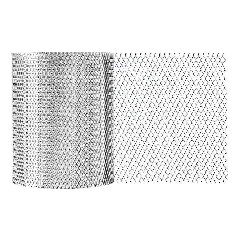5 in. x 50 ft. Aluminum Gutter Guard Roll, Easy Install Leaf Filter Gutter 