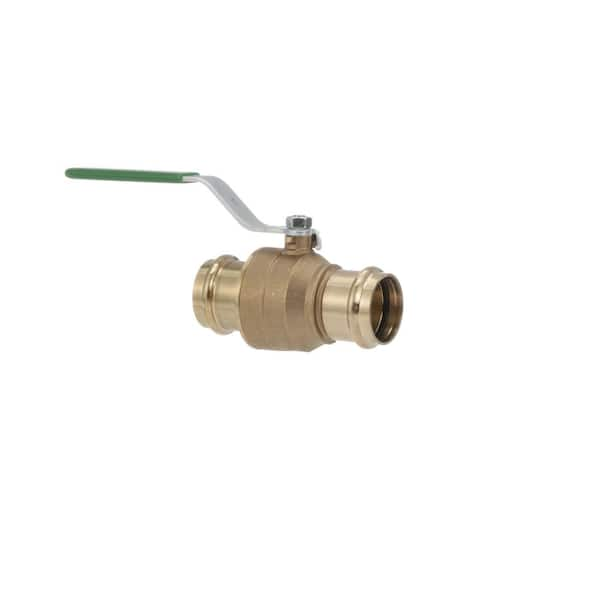 Viega Pro Press 1-1/4 in. Press Zero-Lead Bronze Ball Valve with Lockable Metal Handle