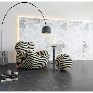 Melange Italian Porcelain Floor and Wall Tile 12"x 24" Black-Bulk Value (80 Sq. Ft.)
