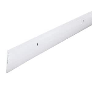 DENY 2.125 in. x 36 in. Exterior White Aluminum and Vinyl Heavy Duty Screw-On Door Sweep