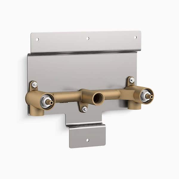KOHLER Parallel 0.5 in. Brass 2-Handle Wall-Mount Bath Faucet