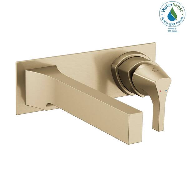 Delta Zura SingleHandle Wall Mount Bathroom Faucet Trim Kit in