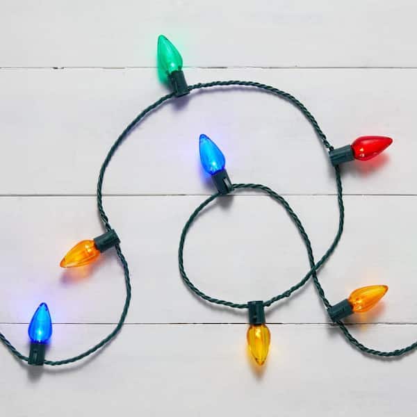 25 Multi-Colored Steady Lit Super Bright C9 LED String Lights