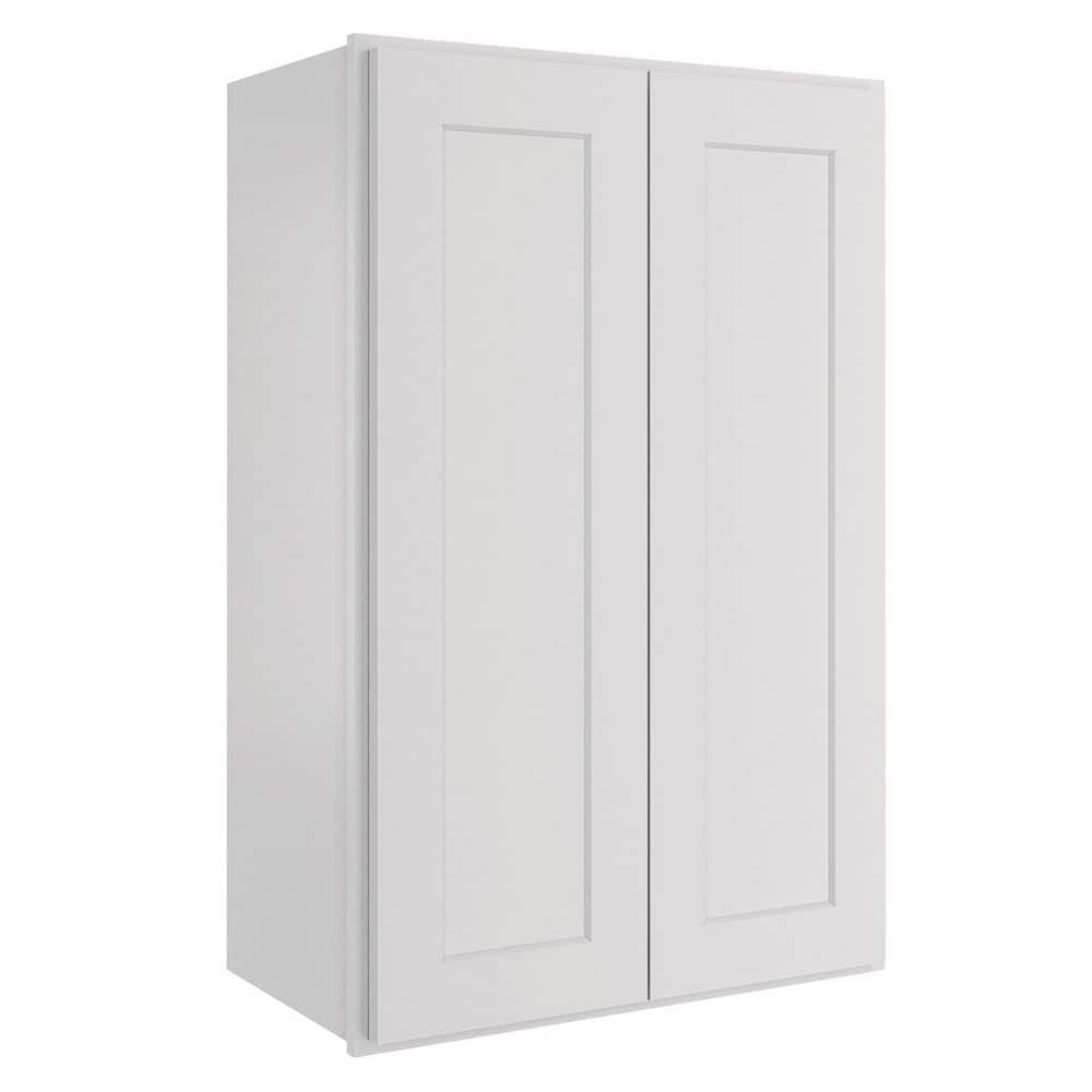 Newport Shaker Dove Ready to Assemble Wall Cabinet with 2-Doors 2-Shelves (24 in. W x 36 in. H x 12 in. D) price history on PriceWatchPro