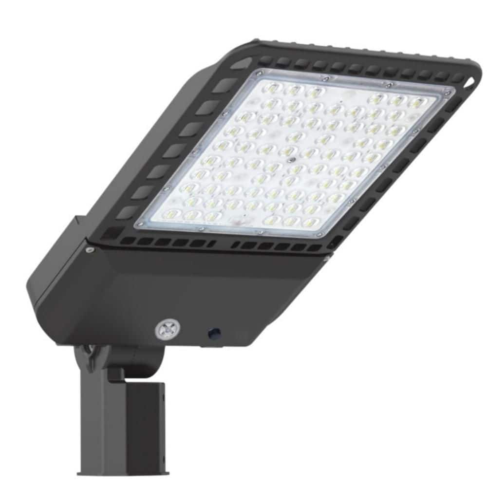 Outdoor Bronze 1500-Watt Equivalent Integrated LED 300-Watt Slip Fitter Parking Lot Area Light 5000K 39000 Lumens price history on PriceWatchPro