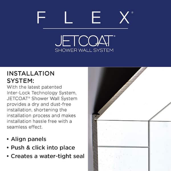 CRAFT + MAIN JETCOAT FLEX 60 in W x 60 in. H x 32 in. D 9-Piece