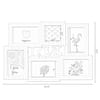 FABULAXE 4 in. x 6 in. White Multi Photo Holder Tabletop and Wall Mounted  and Freestanding Collage Picture Frame for 4-Photos QI004489.WT - The Home  Depot