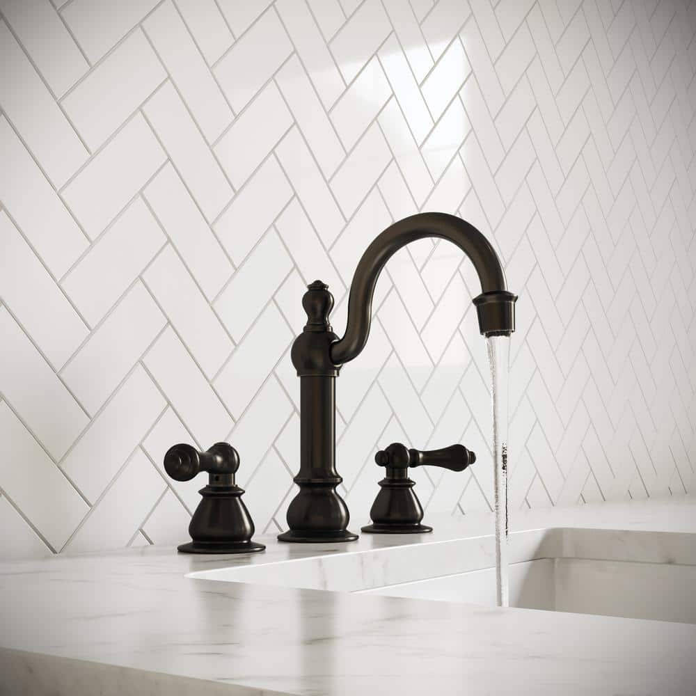 Vintage Elegance Oil-Rubbed Bronze Widespread Bathroom Faucet