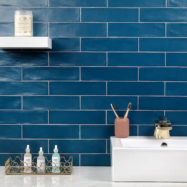 Pallet of Strait Marina 3 in. x 12 in. Matte Ceramic Subway Wall Tile (516.48 sq. ft./Pallet)