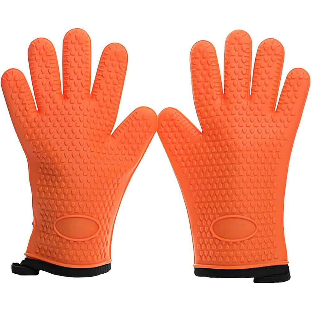 BBQ Cutting Cooking Mitt Hand Protection Extreme Heat Resistant Oven Gloves  - China BBQ Accessories and Gloves price