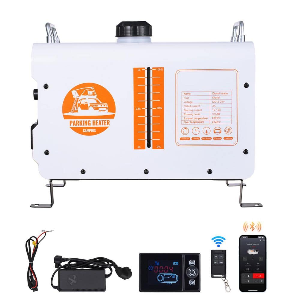 Diesel Heater 27236 BTU/h White Diesel Utility Forced Air Diesel Portable Corded Space Heater with Remote Control,Screen price history on PriceWatchPro