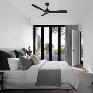 Kilmory 52 in. Indoor Black 10-Speed DC Motor Ceiling Fan with Remote Control