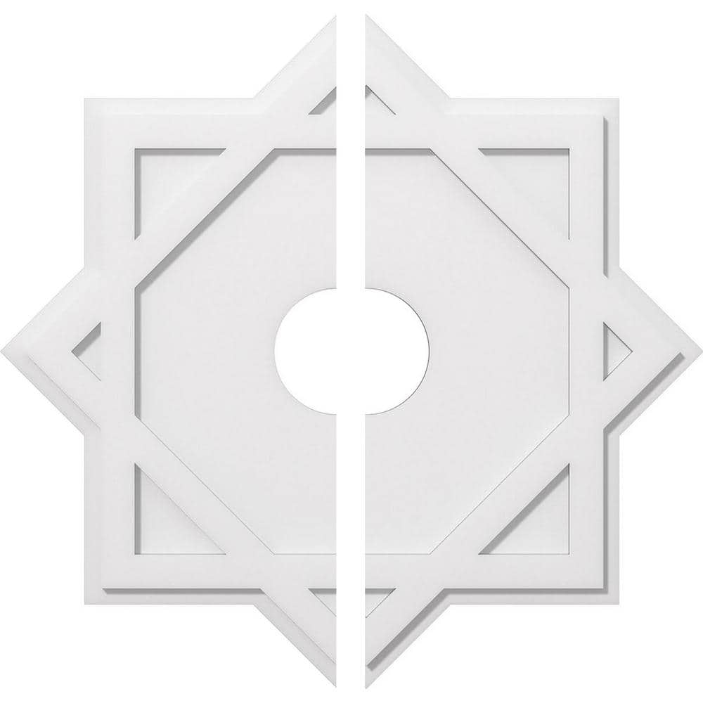 1 in. P X 17-3/4 in. C X 32 in. OD X 6 in. ID Axel Architectural Grade PVC Contemporary Ceiling Medallion, Two Piece price history on PriceWatchPro