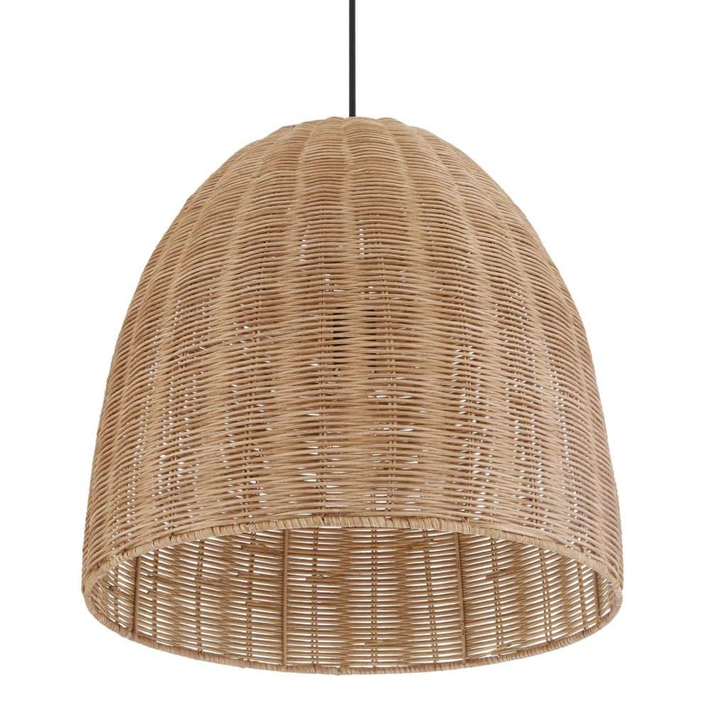 natural rattan pendant light