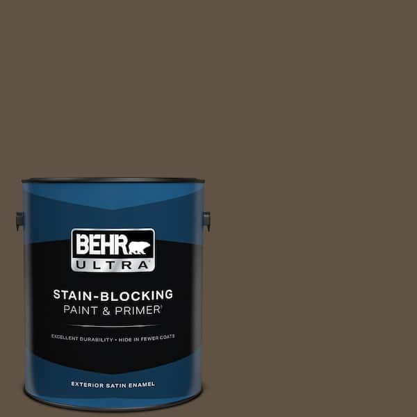 BEHR ULTRA 1 gal. #S-H-720 Volcanic Island Satin Enamel Exterior Paint & Primer