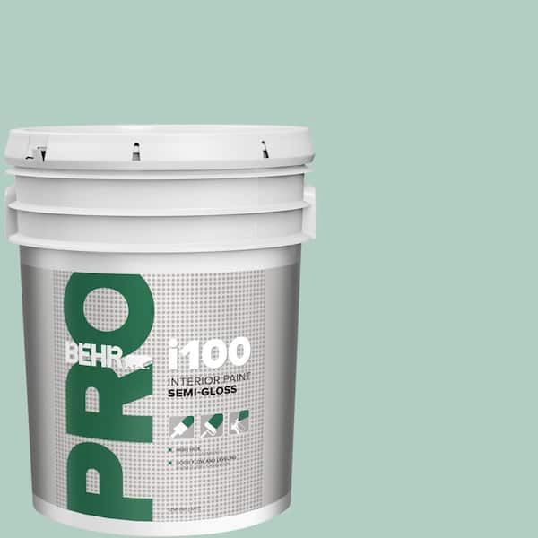 BEHR PRO 5 gal. #M430-3 Wintergreen Dream Semi-Gloss Interior Paint