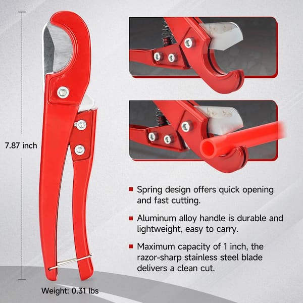Angle Head F1807 PEX Pipe Crimping Tool for Copper Rings 1/2 and 3