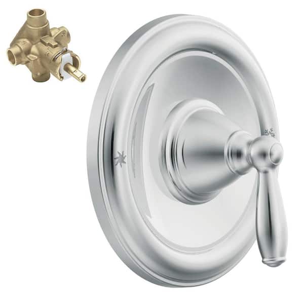 Brantford Single-Handle Posi-Temp Trim Kit in Chrome (Valve Included)