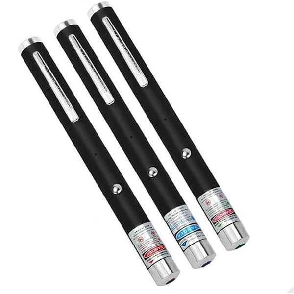 Lukyamzn Rechargeable Laser Pointer Cat Dog Interactive Toys USB C Charging Mixed Colors 3 Pack Pet Indoor Play Screen