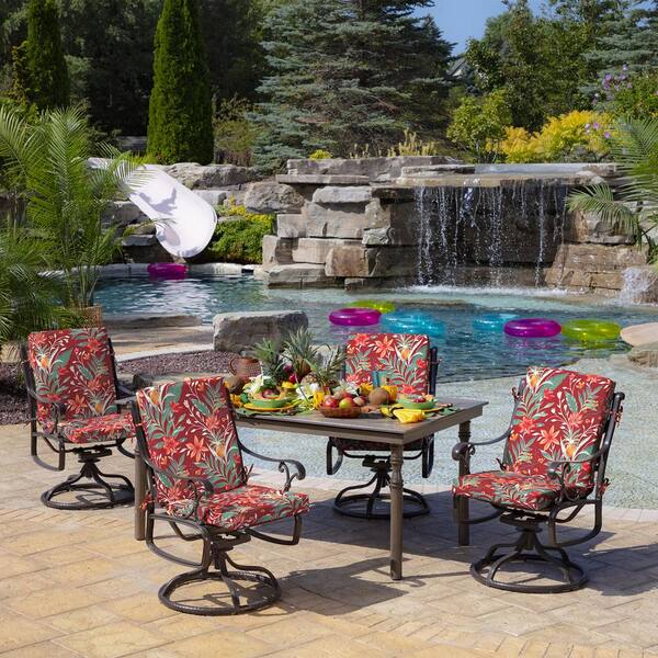 Outdoor dining chair pads sale