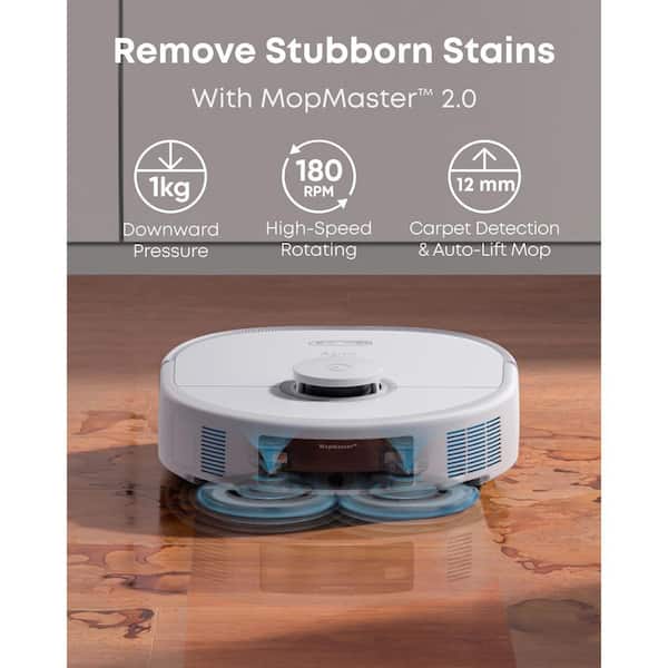 新品★eufy EUFY ROBOVAC G10 HYBRID WHITE eufy RoboVac G10 Hybrid Robot Vacuum Cleaner with Voice