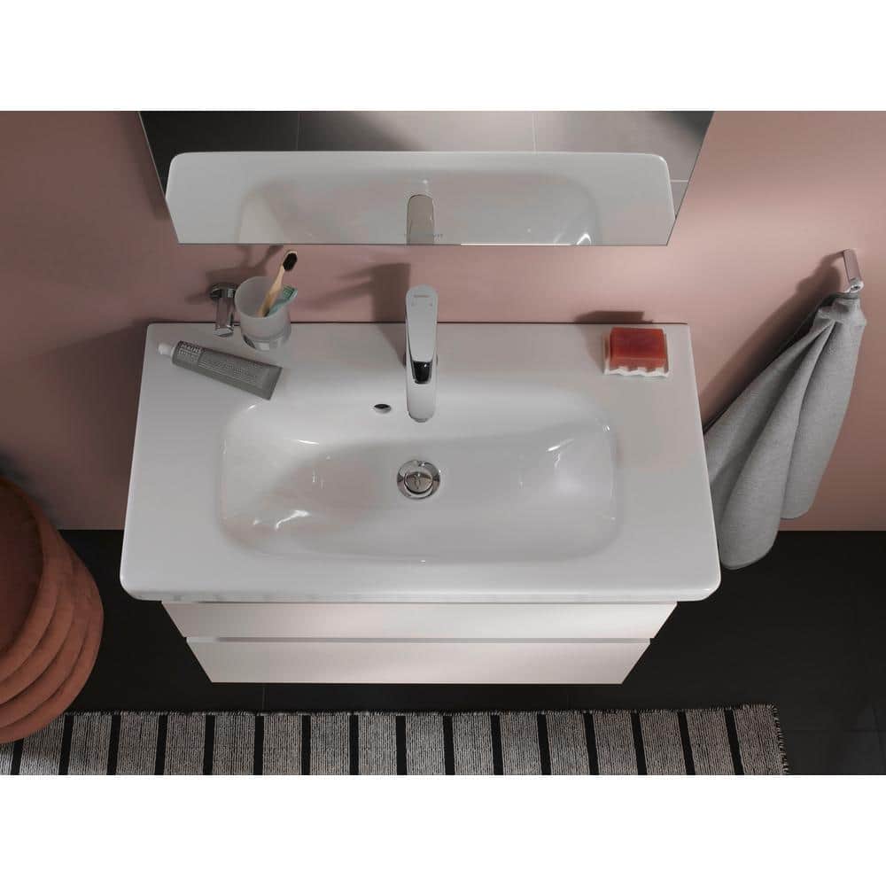 Sleek Chrome Single Handle Low Arc Bathroom Faucet