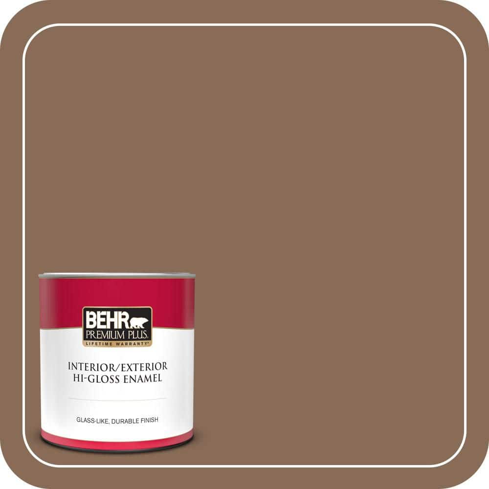 1 qt. #BNC-34 Spiced Latte Hi-Gloss Enamel Interior/Exterior Paint & Primer price history on PriceWatchPro