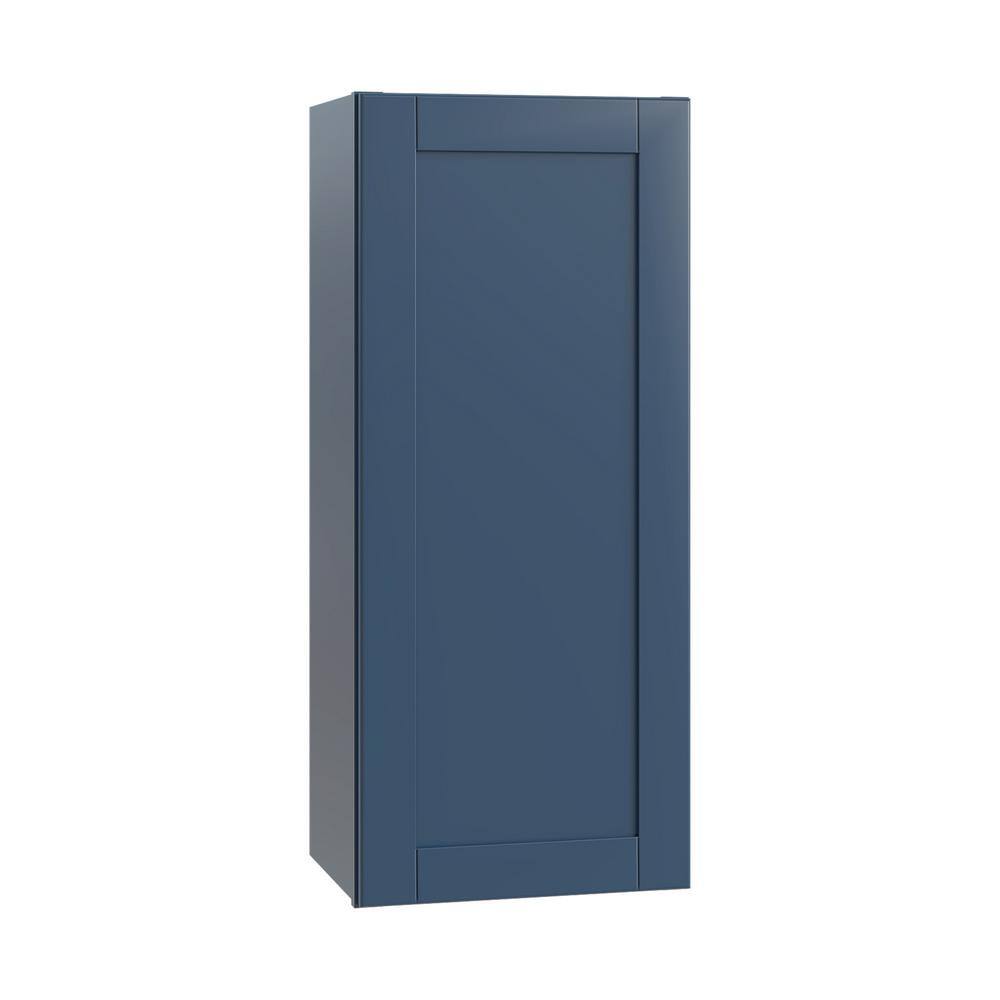 Washington Vessel Blue Plywood Shaker Assembled Wall Kitchen Cabinet Soft Close Left 21 in W x 12 in D x 36 in H price history on PriceWatchPro