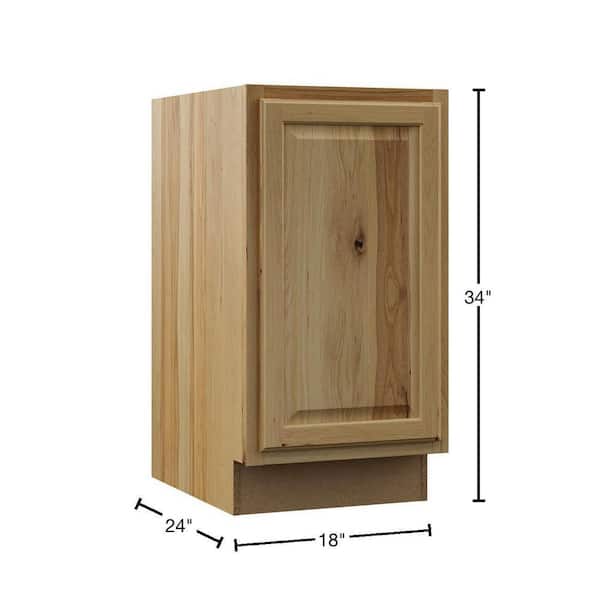 Hampton Specialty Kitchen Cabinets in Natural Hickory - Kitchen - The Home  Depot