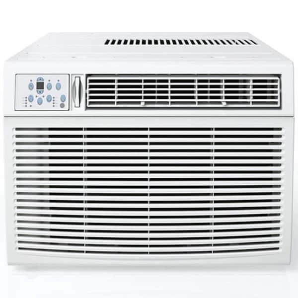 18,500 BTU 220V Window Air Conditioner Cools 1000 Sq. Ft. with Heater and Remote in White