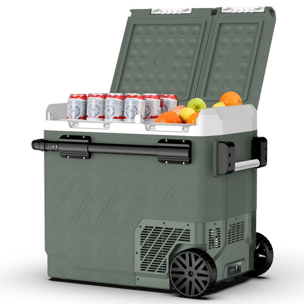 Alpicool 61 Qt. Portable Fridge Car Refrigerator Dual Zone Electric ...