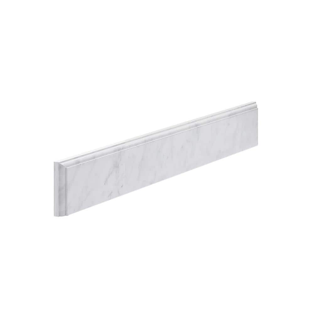 Windlowe/ Sturgess/ Fallworth 20.7 in. W Marble Vanity Sidesplash in Carrar