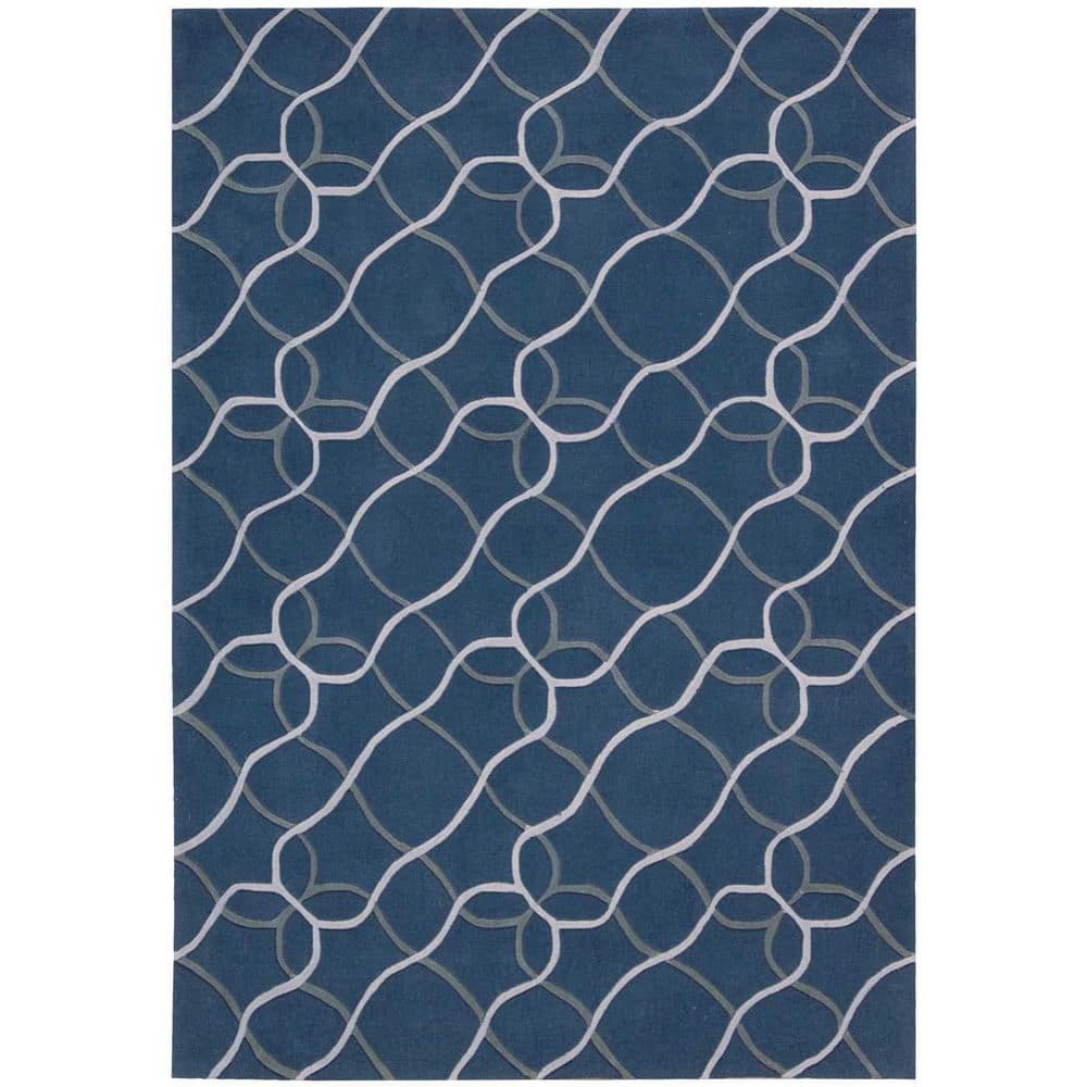 8 X 11 Blue Abstract WashableArea RugRunner Rug price history on PriceWatchPro