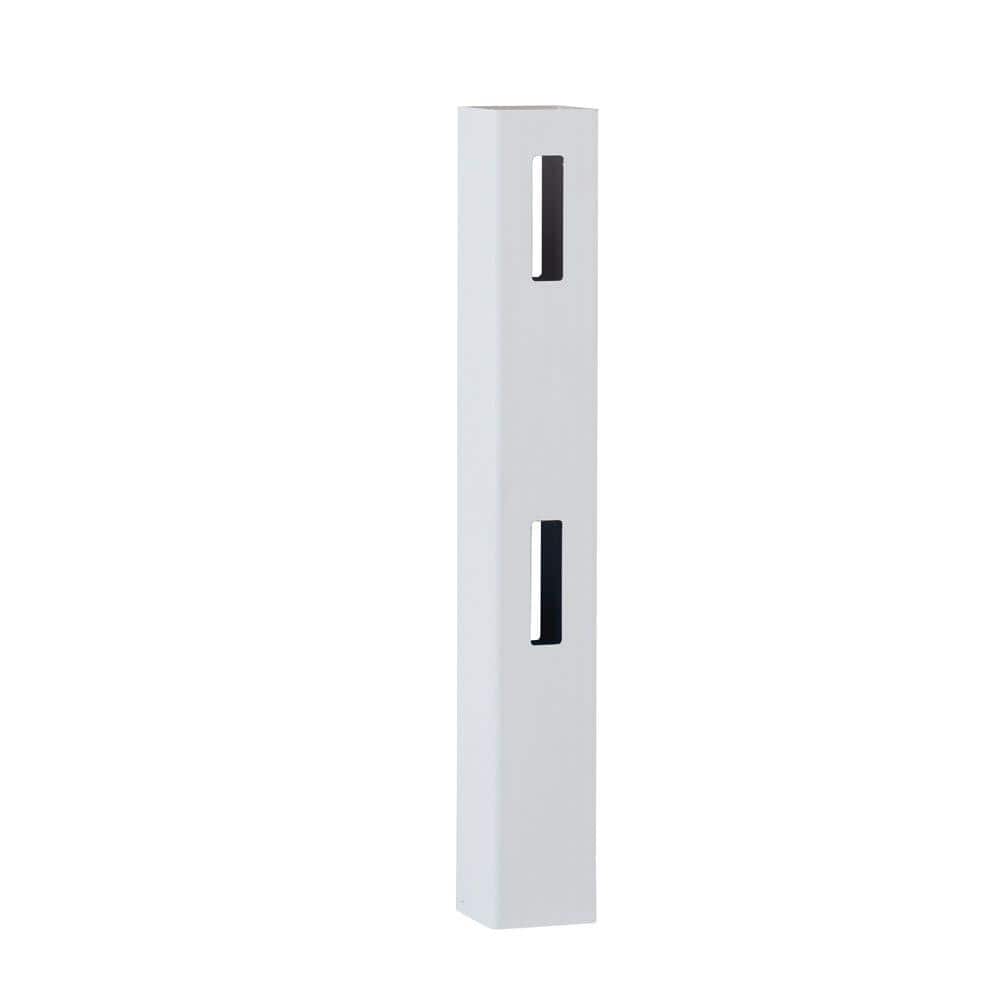 UPC 090489022334 product image for 5 in. x 5 in. x 5 ft. Vinyl White Ranch 2-Rail Line Fence Post | upcitemdb.com