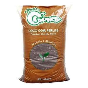 1.5 cu. ft. 50 l Coco Coir Perlite 70/30 Blend Growing Media Hydroponic Bag