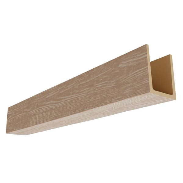 Heritage Timber 3.5 in. x 3.5 in. x 20 ft. Mena Vanilla Chai Faux Wood Beam
