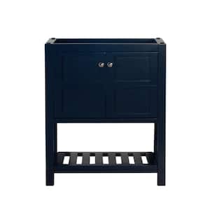 Manhattan 30 in. W x 18 in. D Bath Vanity Cabinet Only in Dark Blue