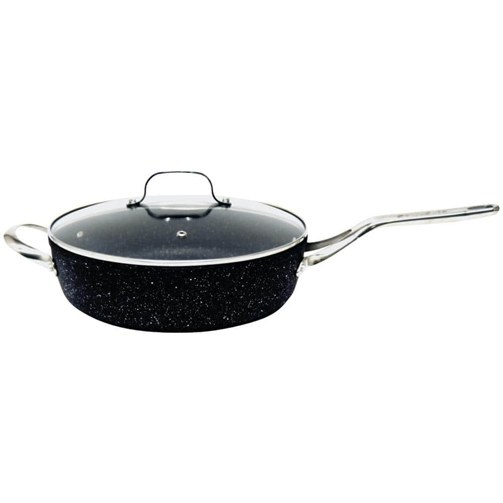 Heritage The Rock Frying Pan Non-stick, Dishwasher & Oven Safe, Black, 30cm