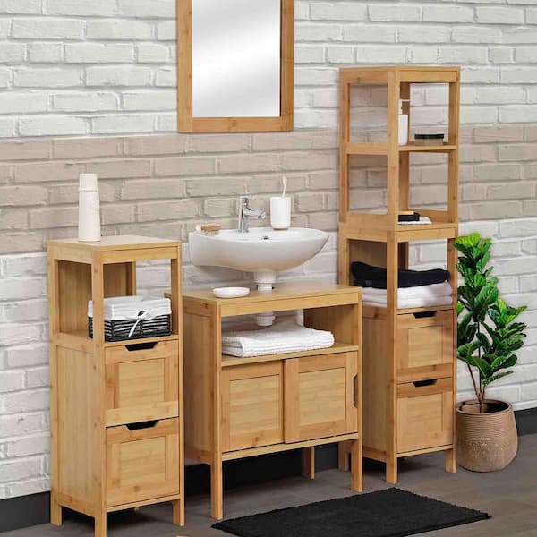 EVIDECO French home goods Mahe 23.12 in. W x 12 in. D x 27.10 in. H Freestanding Bath Vanity Cabinet Only Non Pedestal in MDF 9900195 The Home Depot