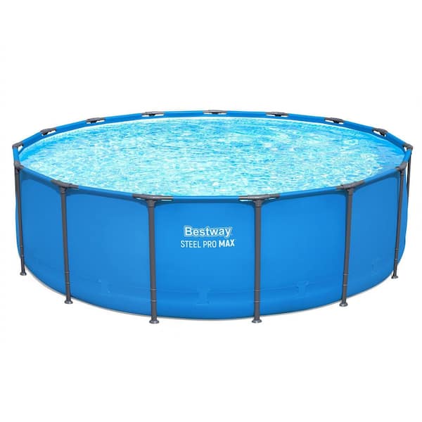 Steel Pro MAX 15 ft. Round 48 in. Deep Metal Frame Pool