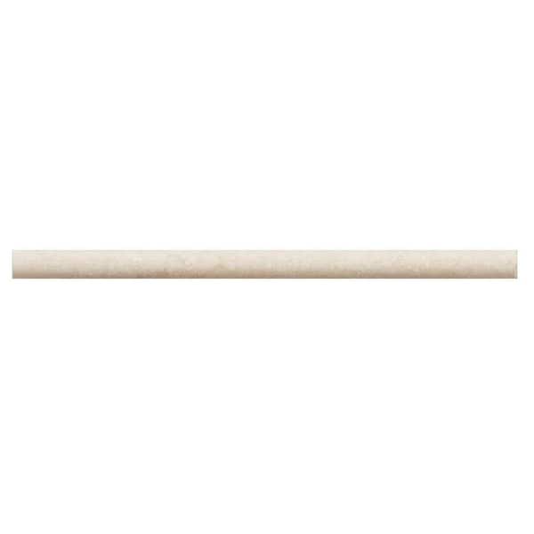 Jeffrey Court Creama .75 in. x 12 in. Honed Marble Wall Pencil Tile (1 Linear Foot)