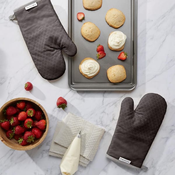 Oven Mitts-Charcoal Oven Mitts