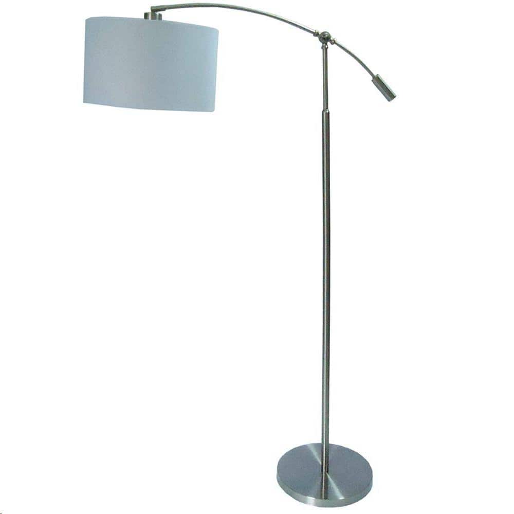 65 in. Adjustable Height Brushed Steel Arc Lamp - Title 20 price history on PriceWatchPro
