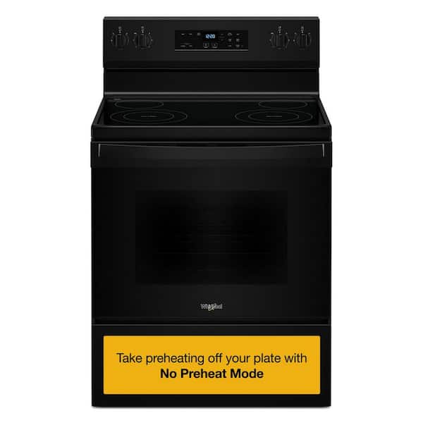 30 in. 4 Burner Element Freestanding Electric Range in Black